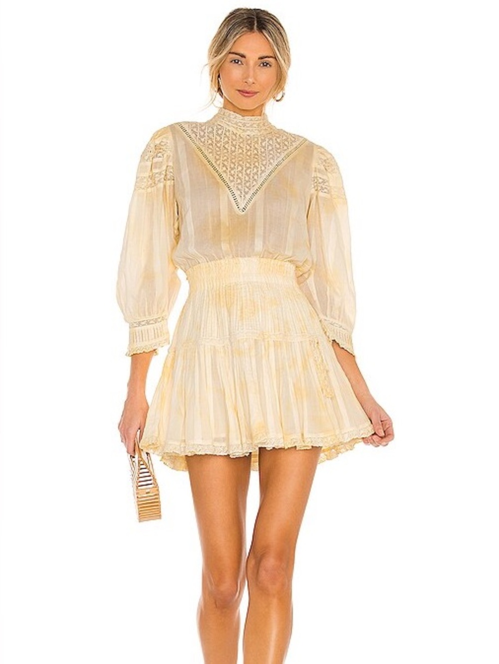 LoveShackFancy Viola Dress in Lemon
Drop Hand Dye Yellow